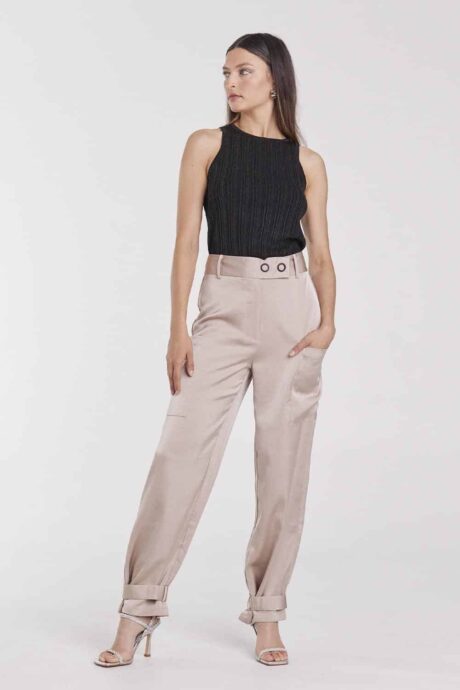PANTALON CARGO FLEUR