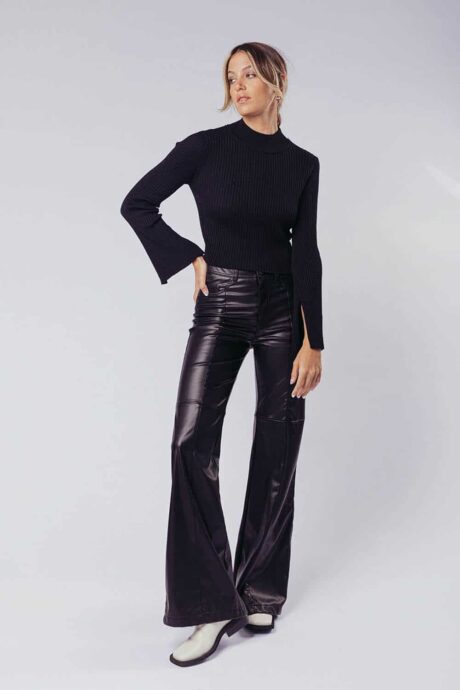 PANTALON EFECTO PIEL LESLIE
