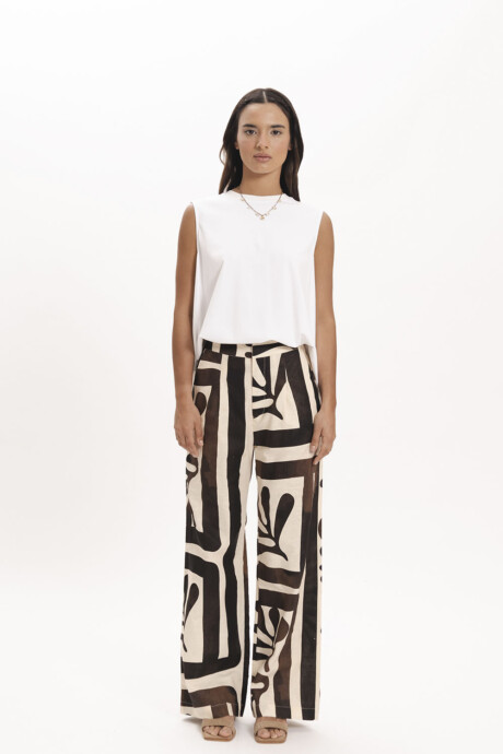 PANTALON ESTAMPA LARA