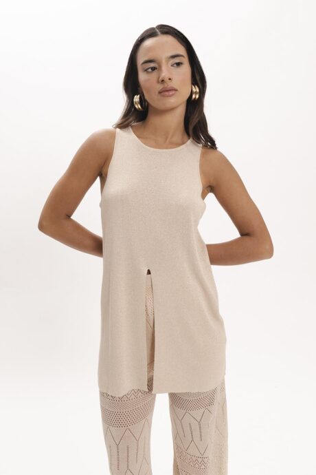 BLUSA TEJIDA C/ TAJO GLORIA - Imagen 3