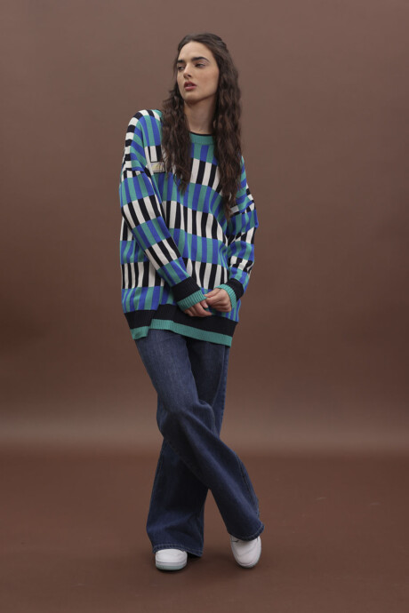 SWEATER JACQUARD BEGONIA - Imagen 4