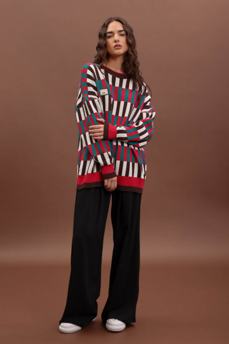 SWEATER JACQUARD BEGONIA - Imagen 9