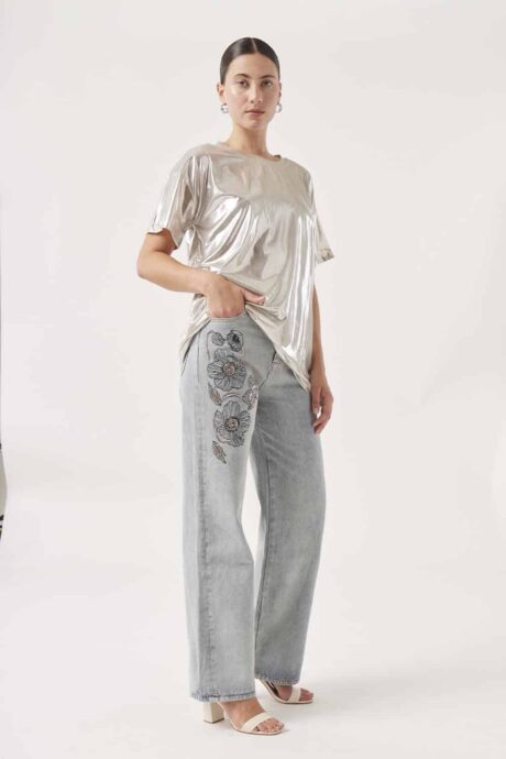 TSHIRT METALIZADA ILSE - Imagen 2