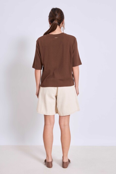 BERMUDA DENIM CLAIRE - Imagen 5