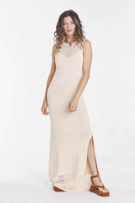 VESTIDO PUNTO CROCHET TAMARA - Imagen 9