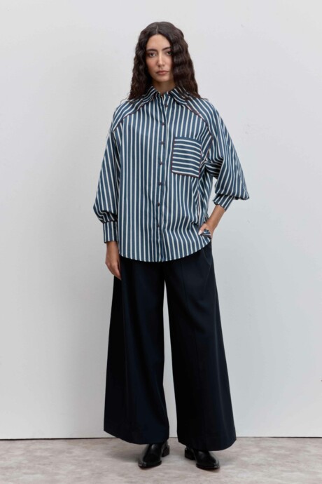 CAMISA RAYAS JUANA - Imagen 3
