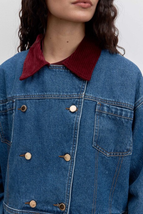 CAZADORA DENIM BIANCA - Imagen 4