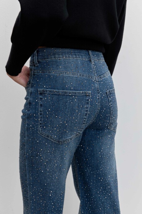 JEANS WIDE STRASS MORA - Imagen 6