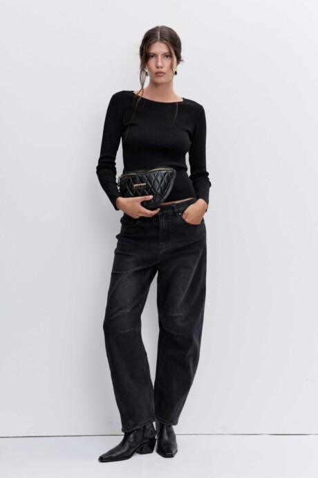 JERSEY TEJIDO C/STRASS ELIA