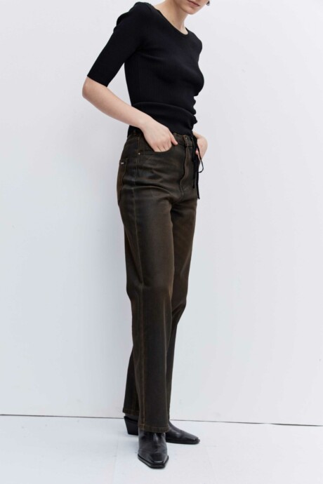 JEANS WIDE ENGOMADO ANABIA - Imagen 7