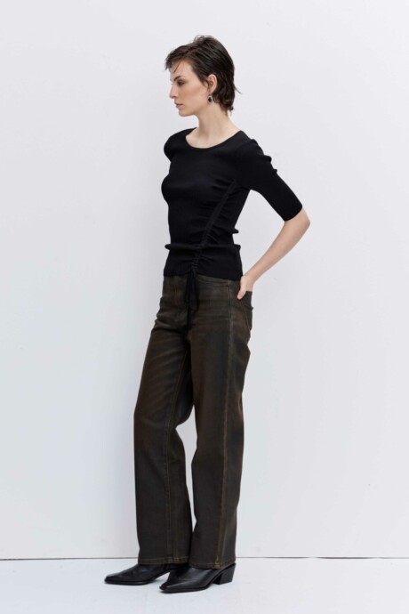 JEANS WIDE ENGOMADO ANABIA - Imagen 5