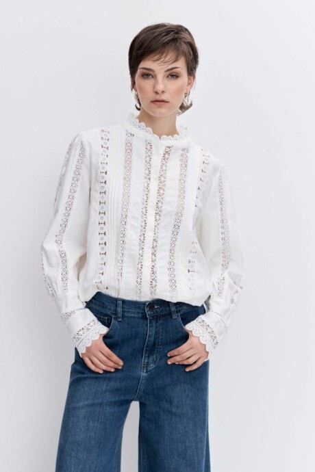 CAMISA BRODERIE GISELA - Imagen 4