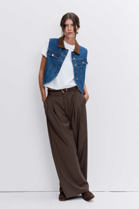 CHALECO DENIM AROA