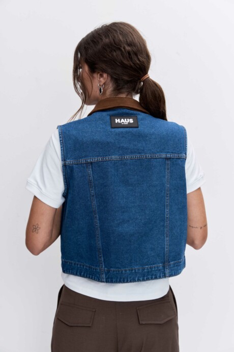 CHALECO DENIM AROA - Imagen 6