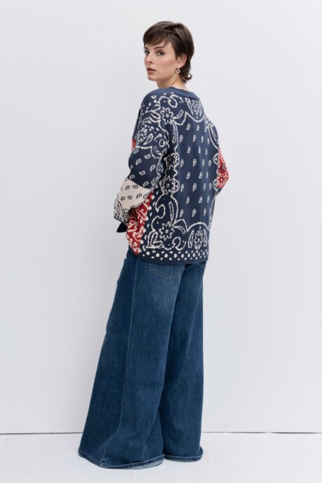 CARDIGAN JACQUARD PAISLEY LUNDA - Imagen 6
