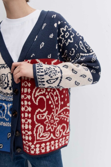 CARDIGAN JACQUARD PAISLEY LUNDA - Imagen 5