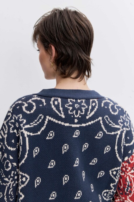 CARDIGAN JACQUARD PAISLEY LUNDA - Imagen 7