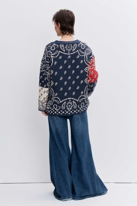 CARDIGAN JACQUARD PAISLEY LUNDA - Imagen 3