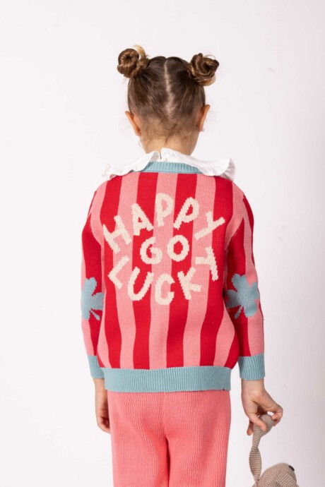 CARDIGAN JACQUARD MILKSHAKE - Imagen 8