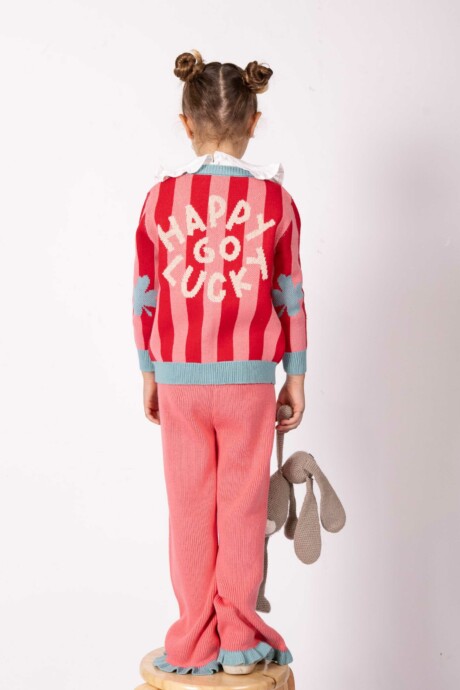 CARDIGAN JACQUARD MILKSHAKE - Imagen 3