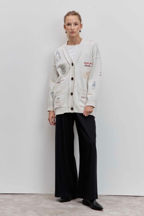 CARDIGAN PUNTO ABA - Imagen 7