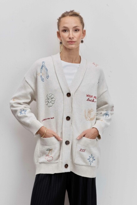 CARDIGAN PUNTO ABA - Imagen 5
