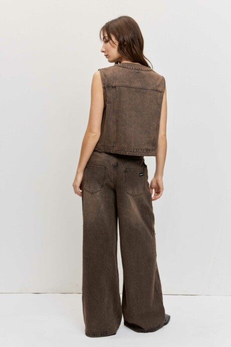 JEANS WIDE APLIQUES NEBIA - Imagen 4
