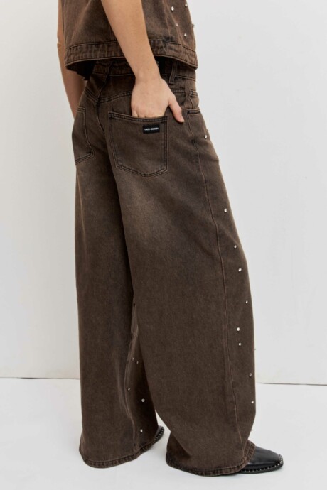 JEANS WIDE APLIQUES NEBIA - Imagen 5