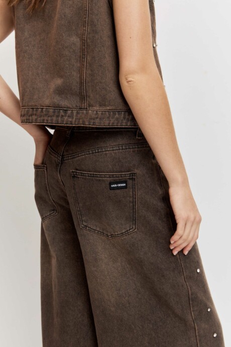 JEANS WIDE APLIQUES NEBIA - Imagen 6
