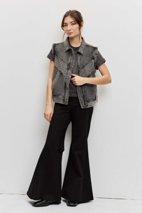 CAZADORA DENIM TACHAS ELINA - Imagen 7