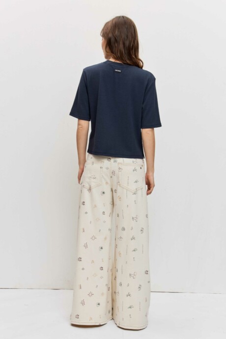 JEANS WIDE BORDADOS INDALECIA - Imagen 6