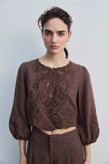BLUSA APLIQUES ANGIE - Imagen 7
