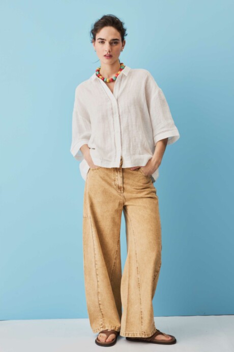 CAMISA LINO LILIA - Imagen 4