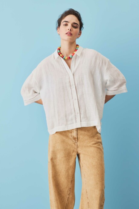CAMISA LINO LILIA - Imagen 9