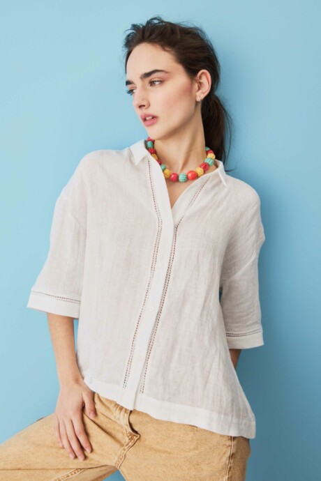 CAMISA LINO LILIA - Imagen 5