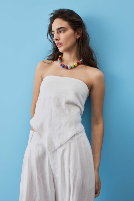 BLUSA STRAPLESS NIRA - Imagen 8