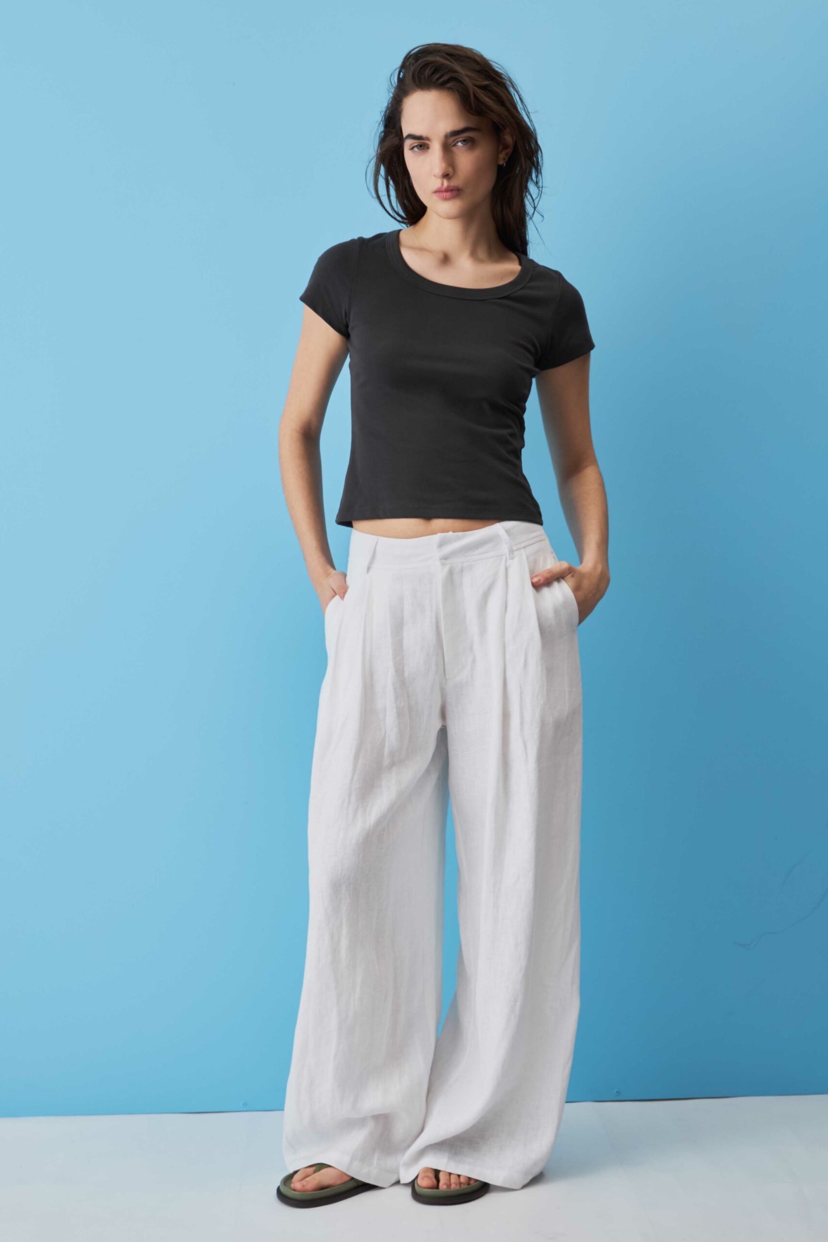PAM300CS7-3_0005_TSM947, PAM300CS7-3 (4) PANTALON LINO MAYA - Imagen 1