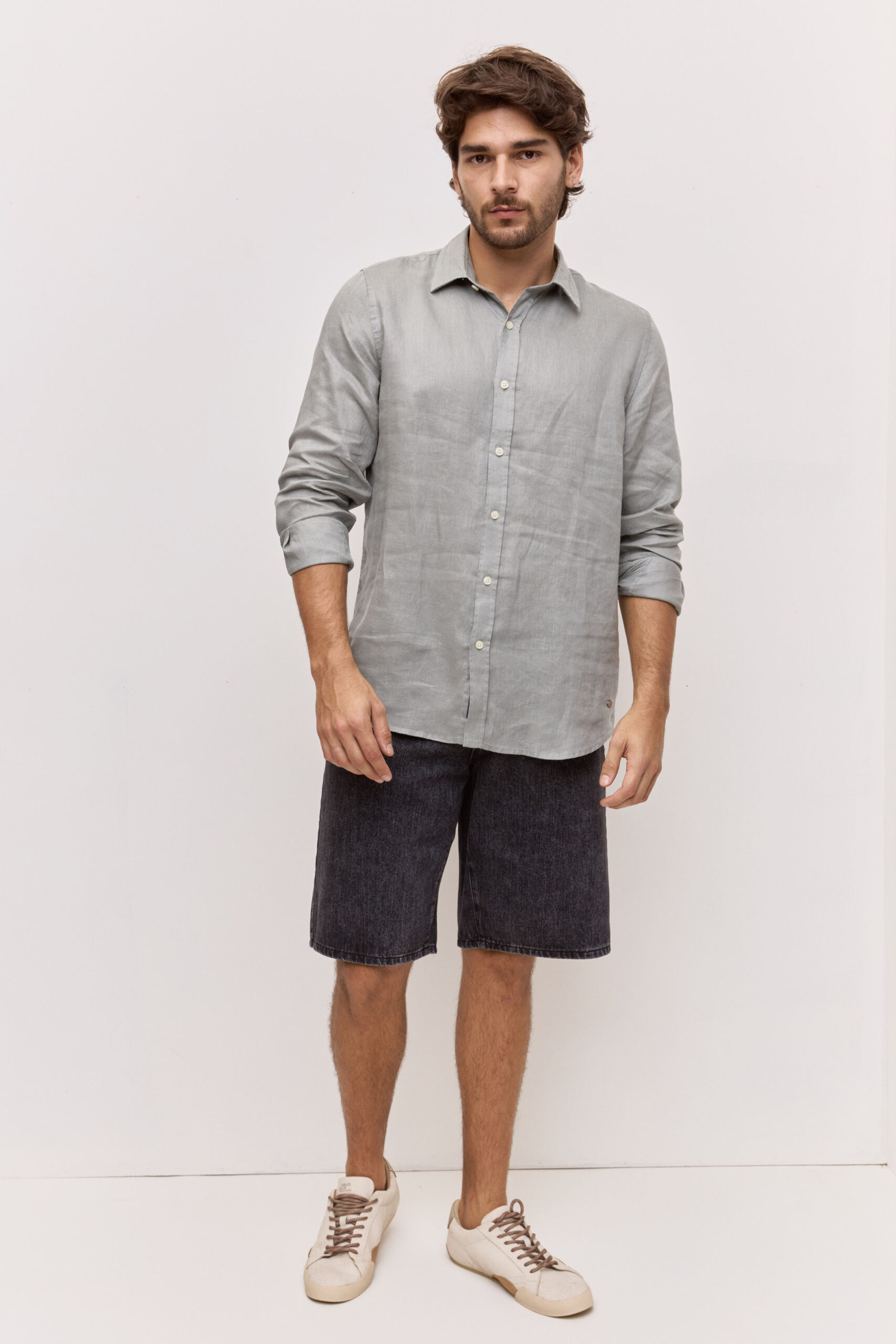 CAH353S7 _0000_CAH353S7 BEH337S7 (2) CAMISA REGULAR LEON - Imagen 1