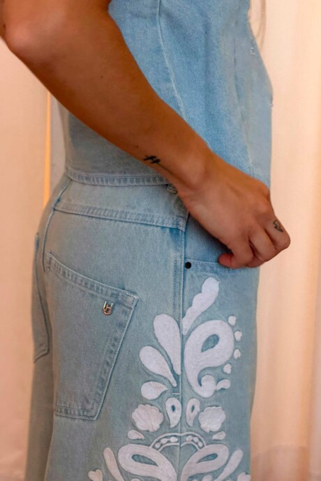 JEANS BARREL APLIQUES ALELI - Imagen 5